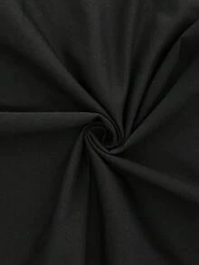 Đầm ren phối màu tương phản, thắt eo dành cho nữ - màu đen - Xem 5