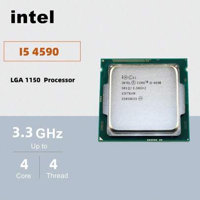  معالج سطح المكتب Intel Core I5 4590 رباعي النواة 3.3 جيجاهرتز 84 واط LGA 1150