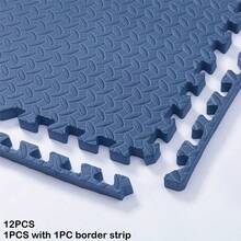 [Freshly Produced, Please Ventilate To Remove Odor Before Use]4/8/12Pcs Leaf Pattern Patchwork Crawling Mat 30x30x1cm Size, Multiple Color Combinations With Fresh Aesthetics! Leaf Pattern Non-Slip Texture + 1cm Thick Cushioning, Baby Crawling And Playing Anti-Collision, Can Be Freely Assembled To Fit Different Spaces, Essential For Home Baby Activity Area, And Practical, Better After Ventilation - 30*30 Crawling Mat - View 14