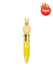 Easter-Themed Multi-Functional Ballpoint Pen - 4-In-1 Multi-Color Pen, Equipped With A Decorative Cap, Lightweight And Portable, Smooth Writing, Suitable For Schools, Offices, Party Gifts, Small And Portable, Suitable For Putting In A Pocket. - Multicolor - View 18