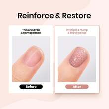 Beetles Rubber Base Gel Nail Polish, 6 Colors Nude Gel Polish Pink Peach Neutral Sheer French Tips Base Colors - 6 Colors 5 IN 1 Nude Rubber Base Gel - 查看 3