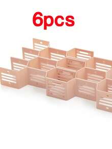6/12pcs Adjustable Drawer Organizer With Sliding Dividers And Expandable Shelves - Multicolor - View 18