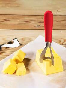 2pcs Stainless Steel Butter Cutter Knife, Kitchen Cheese Slicer, Baking Tool, Butter Spreading Knife - View 4