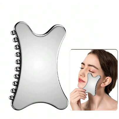 Thick Stainless Steel Gua Sha Massage Tool, Full Body Massager, Hand Massager, Leg Massager, Shoulder Massager, Neck Massager, Head Massager, Back Massager, Waist Massager, Multi-Functional Body Massage For Different Parts, Suitable For Home Use, Including Travel Bag - Can Be Given As Holiday Gifts To Family, Friends, Classmates, And Parents
