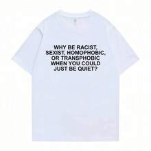 Why Razor Frank T-Shirt For Men, Blonde Hip-Hop  T-Shirt, Ocean Hip-Hop T-Shirt, Oversized T-Shirt For Men And Women, Casual Cotton, Short-Sleeved - 白色 - 查看 1