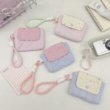 可爱星星CCD化妆包，化妆袋，卫生巾收纳袋，零钱包，旅行CD收纳袋 - 彩色 - 查看 2