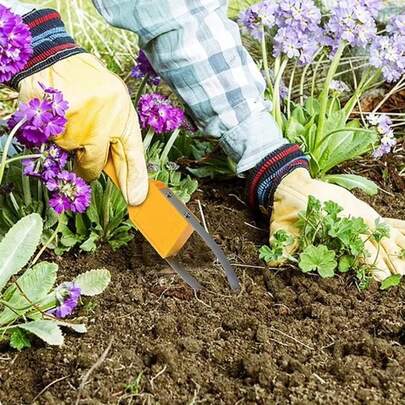 Herramienta multifuncional de deshierbe de jardín - Azada de anillo manual creativa limpiadora de malezas para el cuidado del césped