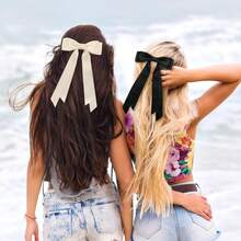 1件优雅甜美女士芭蕾舞风格双层网纱蝴蝶结发夹及配饰 - 彩色 - 查看 5