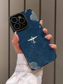 1 chiếc ốp lưng điện thoại giả da cao cấp chống sốc, chống bám vân tay, họa tiết máy bay du lịch Healing Sky, sọc dọc, thích hợp làm quà tặng sinh nhật/ngày lễ cho bạn bè, gia đình, người yêu, tương thích với Apple và các dòng điện thoại khác. - Nhiều màu - Xem 3