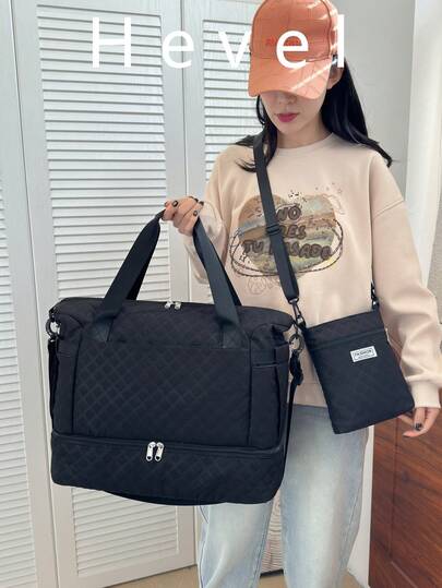 绗缝大容量旅行包 行李包 过夜包 随身包 手提包 健身包 工作包 学习用品包 返校用品包 学生手提包 周末包 假日包 户外包 商务包 度假包 医院包 男女通用 行李箱包 旅行包 大学包 周末包 医院包 冬季包 学校包 学习配件 旅行必备