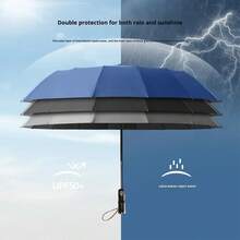Umbrellas And Rain Hat Umbrellas - Azul - View 3