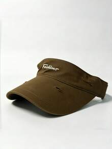 1顶2026春夏新款个性化做旧男女通用棒球帽，多巴胺色户外跑步遮阳帽，可调节字母印花情侣帽 - Fashion破洞空頂帽 - 查看 8