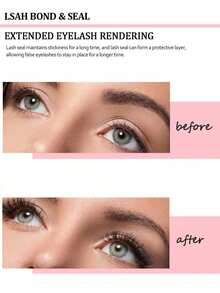 Lash Bond And Seal 10ml Lash Clusters Bond And Seal Lash Glue, 5ml Remove, For False Eyelash Wispy Long Lasting Waterproof All Day Wear 2 In 1 Eyelash Bond And Seal For DIY Lash Extensions Lash Glue, Eyelash Glu - View 7