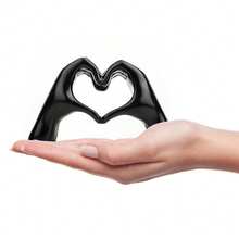 Small Heart-Shaped Hand Sculpture Decor, Suitable For Living Room, Bedroom, Bookshelf, Coffee Table And Office Display, Heart-Shaped Finger Statue Modern Aesthetic Home Decor, Wedding, Christmas, Birthday Unique Gift, Home Decor, Bathroom Decor, Kitchen Decor, Bedroom Decor, Indoor/Outdoor Decor - 1PC - View 14