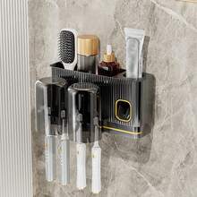 Toothbrush Shelf Set - Black - View 2