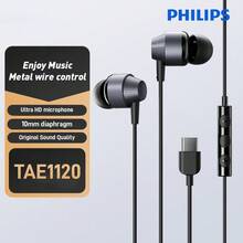 Philips TAE1120 USB‑C Wired In‑Ear Headphones With Mic 3‑Button Remote Powerful Bass 10mm Driver 1.2m Cable For Phone Laptop - View 9