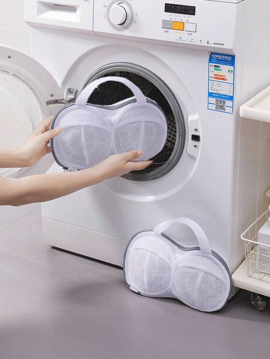 8pcs Thick Mesh Bra Washing Bags, Washing Machine Dedicated Lingerie Protection Bags, Anti-Deformation Mesh Bags