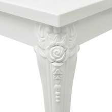 Coffee Table High Gloss White 100x50x42 Cm Engineered Wood - White - View 4