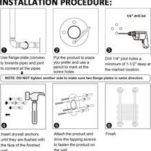 French Country Style Wrought Iron Towel Rack - Industrial Pipe Design, Wall Mounted Bathroom Towel Holder, Matte Black, No Electricity Needed - Black - View 7