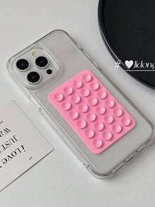 1个硅胶吸盘手机支架，方形单面硅胶吸盘，带24个硅胶吸盘 - B - 查看 9