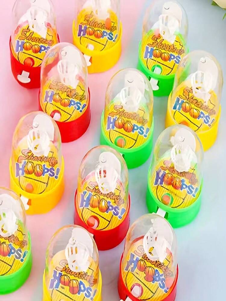 20件套迷你篮球游戏套装，手指篮球投篮游戏，篮球主题派对礼品，桌面篮球架，生日派对装饰，礼品袋填充物，派对礼品，学习用品，礼物交换，返校礼物，运动主题派对礼品，课堂奖励 - 彩色 - 查看 6