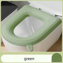 1pc Waterproof Toilet Seat Cushion, Foam EVA Toilet Cover Mat, Washable Toilet Seat Pad, Suitable For All Seasons - Multicolor - View 7