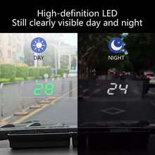 Car Head-Up Display HUD, Windshield Projection Speedometer With Alarm Function - USB Powered Projector, Speed Monitoring, Modern Dashboard Accessory, Suitable For Most Cars, Car Accessories - Multicolor-1 - View 4