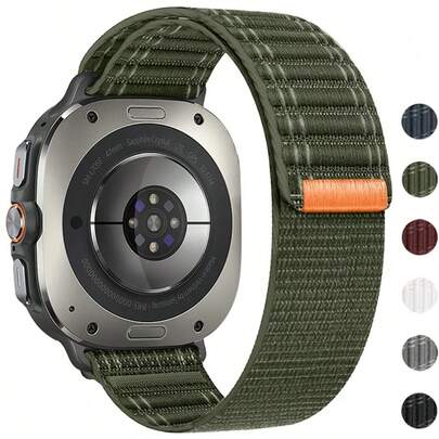 Nylon Loop Strap Compatible With Samsung Galaxy Watch 7 Ultra 47mm Sports Adjustable Bracelet Wristband For Galaxy Watch 7 Ultra Band Correa