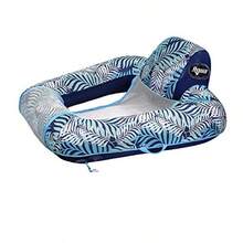 Flotador para Silla de Piscina Aqua para Adultos flotadores de Piscina de Gravedad Cero múltiples Colores/Formas/Estilos para Adultos y s flotantes - Silla de piscina Zero G Blue Fern - Ver 1