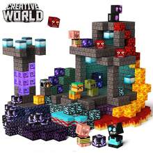 48/100/200/300片磁性积木，0.78英寸，矿山世界磁性黑暗洞穴探索系列建筑积木立方体玩具套装，STEM教育蒙特梭利感官玩具，2026款，3岁以上男孩女孩儿童最佳礼物 - 彩色 - 查看 2
