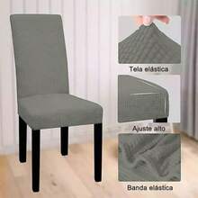 Kitchen Chair Covers - Gris - View 3