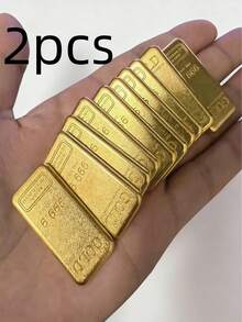 迷你仿金条套装。仿金锭，装饰道具，摄影装饰，玩具模型，仿金模型，迷你模型，微缩模型，微型物品，迷你配件，迷你玩具，玩具，男士玩具，圣帕特里克节 - 彩色 - 查看 11