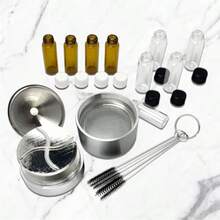 Juego de molinillo de especias de cocina 2.2 pulgadas plateado - Plateado - Ver 4