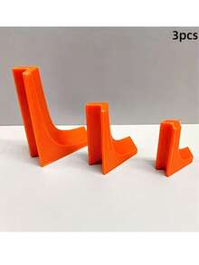 3件套钻孔导轨套装 | 垂直方形定位工具，V型槽设计，比圆形导轨更耐用 - 橙色3pcs - 查看 3
