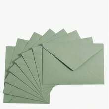 25/50/100pcs Mint Green Windowless DIN C6 Envelopes - Envelope - View 2