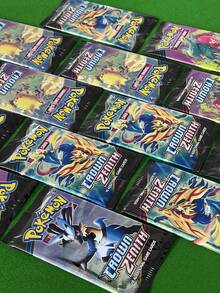 宝可梦稀有风格卡片，独特设计，可用于构建个性化卡片套装，随机发货 - 彩色 - 查看 1