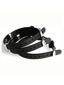 1pc Adjustable Men's Christian Bracelet Stainless Steel And Silicone Strap With Cross Charm And Bible Verse Inspirational Religious Jewelry Gift For Husband Father Boyfriend Son - 銀 - 查看 2