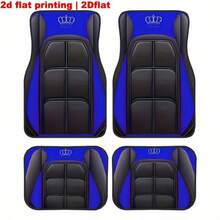 4pcs Universal Car Floor Mats - Anti-Slip All-Weather Protection Set, Dust-Proof & Scratch-Resistant For Sedan/SUV/Pickup - Floor Mats - View 5