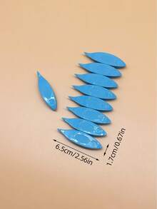 9pcs/Set Shuttle With Phoenix Eye Design, Convenient For Threading, Suitable For Beginners. Nine Macaron Colors For Easy Identification And Progress Tracking, Can Be Used To Make And Repair Lace Items - Nine Small Phoenix Eye Shuttles - View 13
