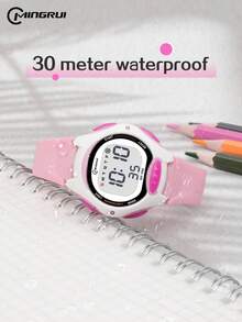 MINGRUI Brand Youth Watch, Chinese Style Sports Chronograph, 30M Waterproof Digital Electronic Watch, Student Gift, Couple/Girl Daily Wear, Party, Camping, Travel Watch, Quality Timepiece - Multicolor - View 8