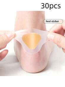 100 件装隐形脚垫，薄透明鞋垫，防止高跟鞋摩擦和水泡 - 透明三角形 - 查看 13