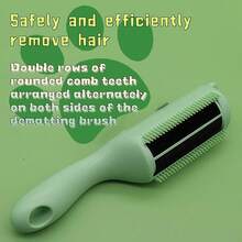 Et Hair Removal Brush Cat Dogs Lint Roller Self Cleaning Slicker Deshedding Small Dog Puppy Hair Remover Brush For Shedding Dematting Comb Cats Pets Fur Detangler Multifunctional Grooming Tool - View 5