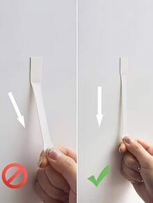 24 unidades (12 pares) de fitas adesivas reforçadas para pendurar quadros - Fáceis de usar, não deixam marcas, adequadas para fixar quadros e pôsteres em superfícies lisas como vidro e madeira, sendo a escolha ideal para decorar paredes de salas de estar, quartos ou escritórios. - Multicolorido - Ver 5