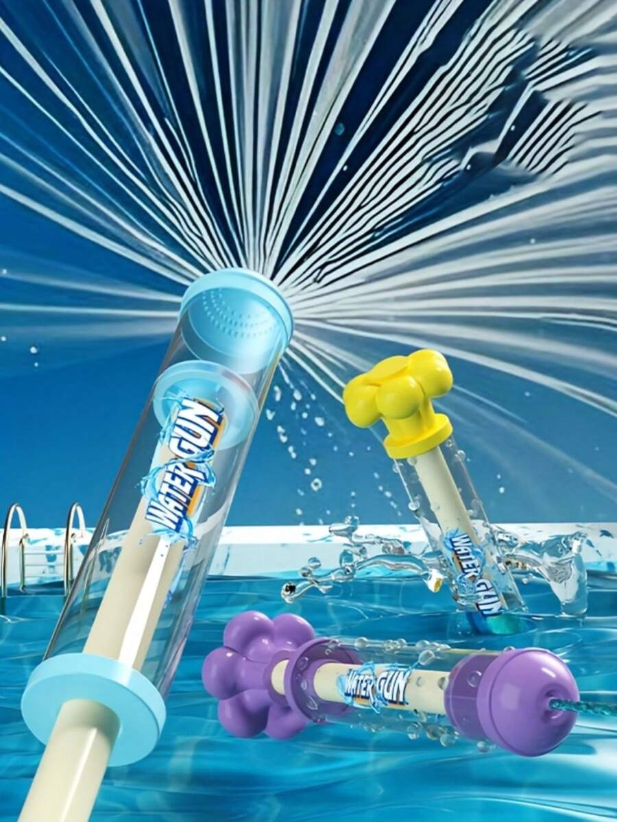 Spray Firework Style Water Gun, Summer Essential Toy, Suitable For Beach, Pool Party And Various Occasions, Birthday & Holiday Gift For Boys And Girls - Multicolor - View 1