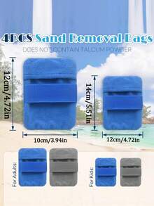 Beach Sand Cleaning Tool, Made Of Skin-Friendly Material, Essential For Beach Vacation And Camping - Multicolor - View 7