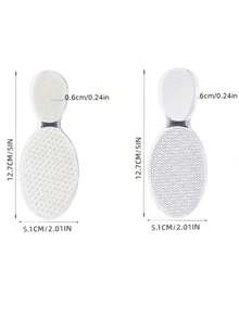 1pc Nano Glass Foot File - Odorless, Double-Sided Callus Remover, Smooth Foot Care, Nail Trimming Tool - Multicolor - View 5