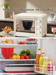 Almohadilla de silicona para batidora de pie con cabezal inclinable de 5 cuartos, accesorios y aditamentos para batir y cocinar, reemplazo para el bol de mezcla, forro antideslizante para el bol de mezcla para hornear y cocinar, apto para lavavajillas, congelador, adecuado para la cocina, hornear en Año Nuevo - Multicolor - Ver 8