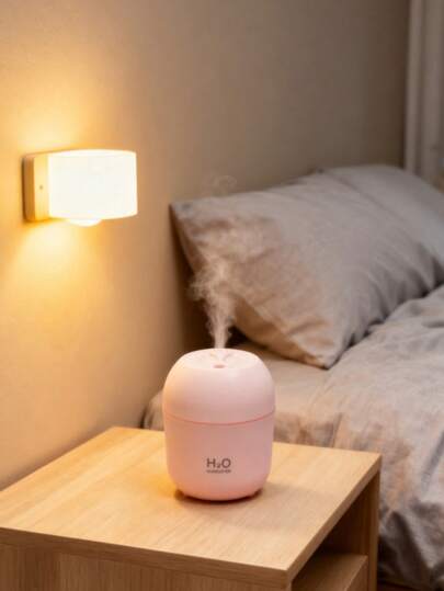 Set de 1 pieza/2 piezas (Difusor de aroma + Aceite esencial de aroma), aumenta la humedad del aire, alivia el aire seco, adecuado para el hogar, el hotel, la desodorización del baño, la fragancia, aroma duradero, excelente para regalos de cumpleaños/graduación.