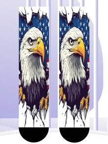 1-Pair World Cup New Personalized Middle Tube Men's And Women's 360 Digital Jacquard Socks Fashion Socks - Multicolor - View 5