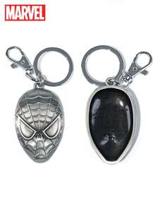 Móc khóa hình Người Nhện 3D Marvel chính hãng, phụ kiện trang trí túi xách, hình nhân vật hoạt hình, đồ sưu tầm anime, móc khóa kim loại Kering, phụ kiện thời trang trang trí nhà cửa, quà tặng (1 chiếc). - A - Xem 9